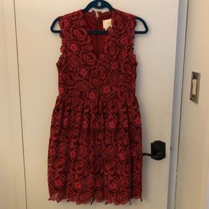 Kate spade rose lace dress